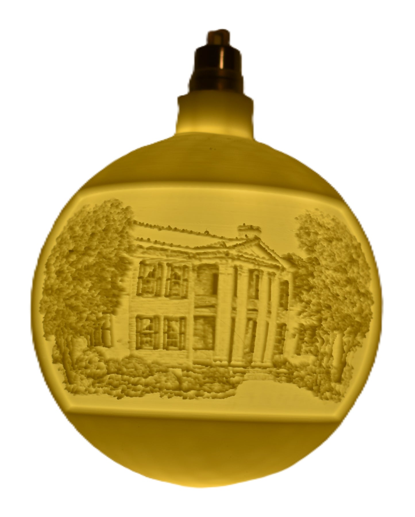 Custom 3D Printed Lithophane Christmas Ornament – With LED Light