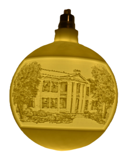 Custom 3D Printed Lithophane Christmas Ornament – With LED Light
